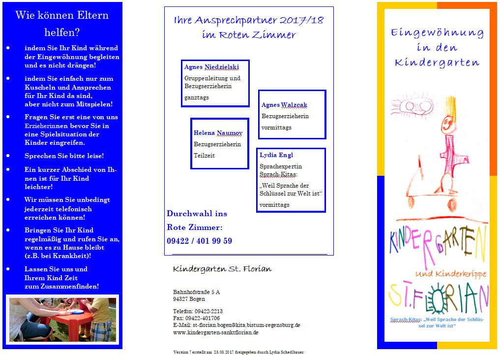 Flyer Eingew&ouml;hnung