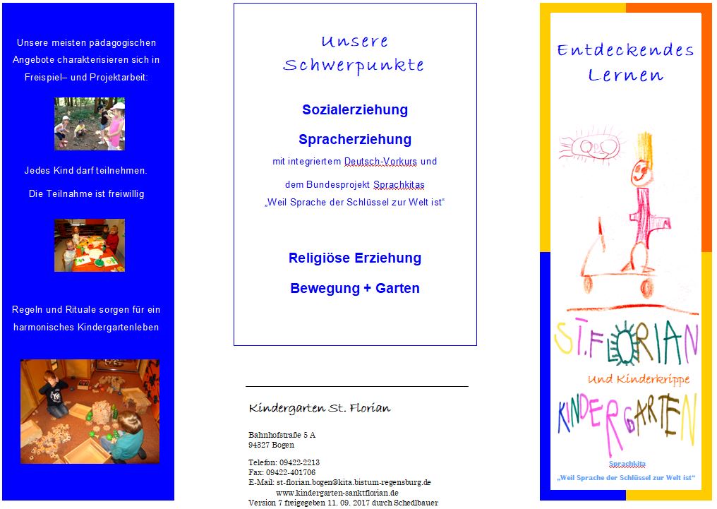 Flyer Vorschule