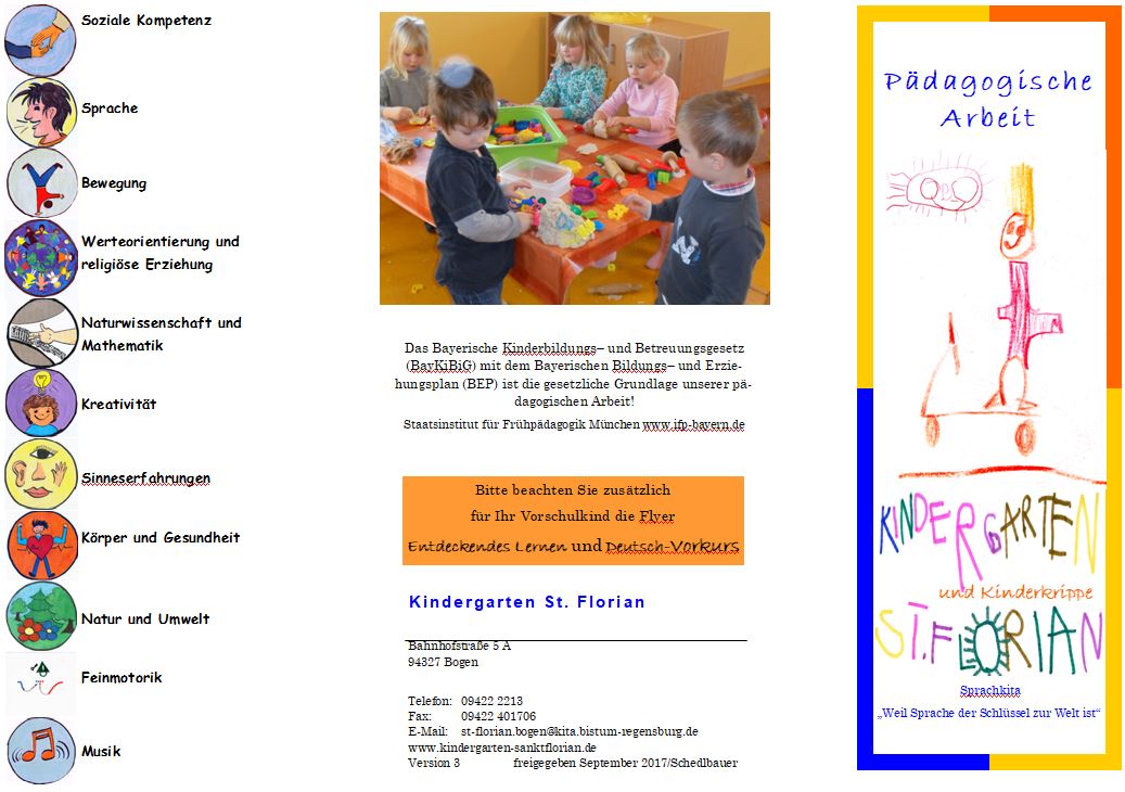 Flyer p&auml;dagogische Arbeit